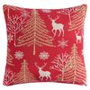 Подушка вязаная с новогодним рисунком Winter fairytale  из коллекции New Year Essential, 45х45 см, Tkano