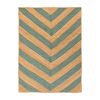 Ковер из джута с вставками зеленого цвета из коллекции Ethnic, 120х80 см, Tkano