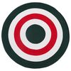 Ковер из хлопка Target темно-зеленого цвета из коллекции Ethnic, ?150 см, Tkano