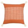 Подушка декоративная базовая Geometry терракотового цвета из коллекции Ethnic, 45х45 см, Tkano
