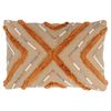 Подушка декоративная с бахромой и кантом Abstract play из коллекции Ethnic, 30х45 см, Tkano