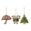 Набор ёлочных украшений Christmas blink из коллекции New Year Essential, 3 шт., Tkano