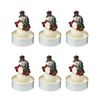 Набор декоративных свечей Festive snowman из коллекции New Year Essential, 6 шт., Tkano
