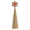 Декор новогодний Knitted Christmas из джута и гофрированного картона из коллекции New Year Essential, красный, Tkano