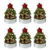 Набор декоративных свечей Green Miracle из коллекции New Year Essential, 6 шт., Tkano