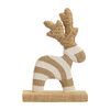 Декор новогодний Reindeer Dancer из джута и гофрированного картона из коллекции New Year Essential, Tkano