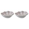 Набор из 2 салатников Cockle серого цвета из коллекции Sea treasures, Tkano