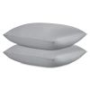 Набор наволочек из премиального сатина светло-серого цвета из коллекции Essential, 70х70 см, Tkano