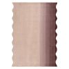 Ковер из шерсти Over Horizon цвета марсала из коллекции Trendy Ruffles, 200х300 см, Tkano