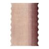 Ковер из шерсти Over Horizon цвета марсала из коллекции Trendy Ruffles, 120х180 см, Tkano