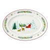 Блюдо сервировочное Nordic winter из коллекции New Year Essential, 34,6х24 см, Tkano