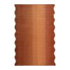 Ковер из шерсти Over Horizon терракотового цвета из коллекции Trendy Ruffles, 120х180 см, Tkano