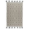 Ковер из хлопка с этническим узором Ромбы и кисточками из коллекции Ethnic, 120х180 см, Tkano