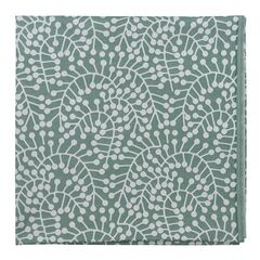 Скатерть из хлопка зеленого цвета с рисунком Спелая смородина, Scandinavian touch, 180х180см, Tkano