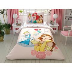 Комплект детского постельного белья полутораспальный из ранфорса PRINCESS GIRL POWER, 160х220 см, TAC