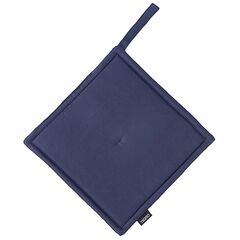 Прихватка из хлопка темно-синего цвета из коллекции Essential, 22х22 см, Tkano