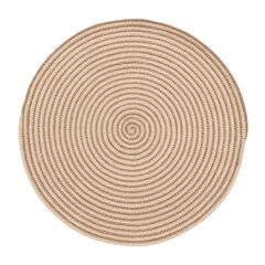 Ковер из хлопка Target бежевого цвета из коллекции Ethnic, ?90 см, Tkano
