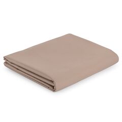 Простыня из сатина светло-коричневого цвета из коллекции Essential, 180х270 см, Tkano