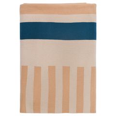 Плед из хлопка с рисунком Tulip garden из коллекции Terra, 130х180 см, Tkano