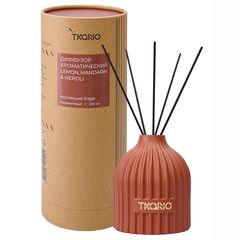 Диффузор ароматический Lemon, Mandarin & Neroli из коллекции Edge, 200 мл, терракотовый, Tkano