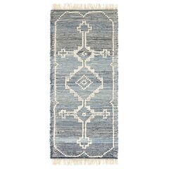 Ковер из шерсти и денима Jammu из коллекции Ethnic, 70x160см, Tkano