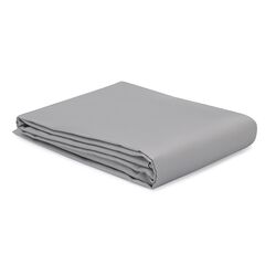 Простыня из премиального сатина серого цвета из коллекции Essential, 180х270 см, Tkano