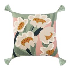 Подушка декоративная Garden flower из коллекции Ethnic, 45х45 см, Tkano