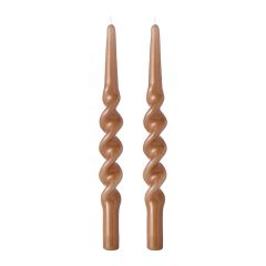 Набор из двух свечей светло-коричневого цвета из коллекции Essential, 35 см, Tkano