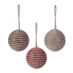 Набор елочных украшений Rustic diamonds из коллекции New Year Essential, 3 шт., Tkano