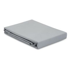 Простыня из премиального сатина светло-серого цвета из коллекции Essential, 180х270 см, Tkano