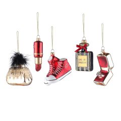 Набор ёлочных украшений Vogue из коллекции New Year Essential, 5 шт., Tkano