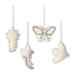 Набор елочных украшений Christmas pearls из коллекции New Year Essential, 4 шт., Tkano