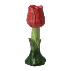 Подсвечник Floret красного цвета из коллекции Blossom, 18 см, Tkano