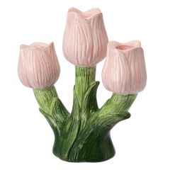 Подсвечник Floret для трех свечей из коллекции Blossom, 20 см, Tkano