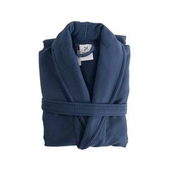 Халат банный темно-синего цвета Essential S/M, Tkano