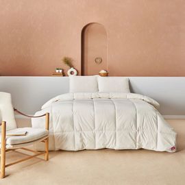 Одеяло из овечьей шерсти белого цвета Wool sense 155х215 см, TAC