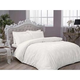 Комплект постельного белья двуспальный DIANA ekru LUX жаккард, 200х220 см, TAC