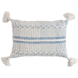 Подушка декоративная с вышивкой и кисточками из коллекции Ethnic , 35х60 см, Tkano
