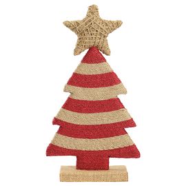 Декор новогодний Funky stripes из джута и гофрированного картона из коллекции New Year Essential, Tkano