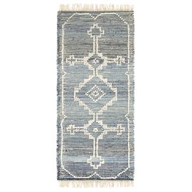 Ковер из шерсти и денима Jammu из коллекции Ethnic, 70x160см, Tkano