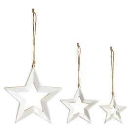 Набор елочных украшений Milky stars из коллекции New Year Essential, 3 шт., Tkano