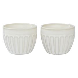 Набор из двух подставок для яиц белого цвета из коллекции Kitchen spirit, Tkano