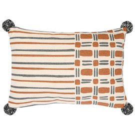 Подушка с геометрическим рисунком Abstract play из коллекции Ethnic, 30х45 см, Tkano