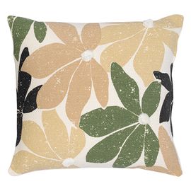 Подушка декоративная с фактурным рисунком Flowers из коллекции Ethnic, 45х45 см, Tkano