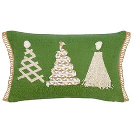 Подушка декоративная с аппликацией Christmas tree из коллекции New Year Essential, 30х50см, Tkano