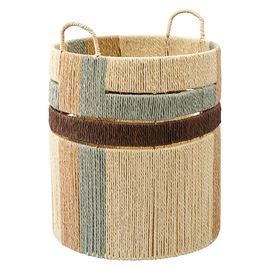 Корзина плетеная Bongo Chocolate из коллекции Ethnic, размер L, Tkano