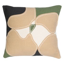 Подушка декоративная с абстрактным дизайном Flowers из коллекции Ethnic, 45х45 см, Tkano