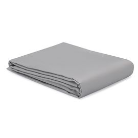 Простыня из премиального сатина серого цвета из коллекции Essential, 240х270 см, Tkano