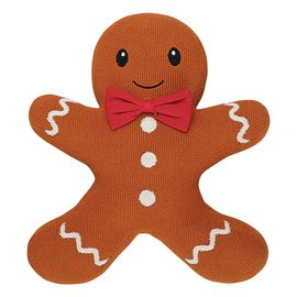 Подушка вязаная Classy gingerbread из коллекции New Year Essential, 40х50 см, Tkano