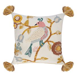 Чехол на подушку декоративный Exotic birds из коллекции Ethnic, 45х45 см, Tkano